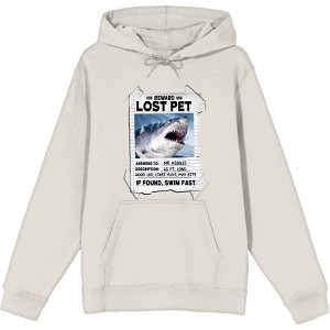 Reward Lost Pet Poster Adult Long Sleeve Hoodie - 1 of 2