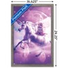 Trends International James Booker - Kitty Cat Riding On Space Galaxy Unicorn Framed Wall Poster Prints - 3 of 4
