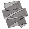 Sparkle and Bash 25 Pack Black Organza Ribbon Chair Bows for Wedding, Baby Shower, Birthday Party Decorations - 4 of 4