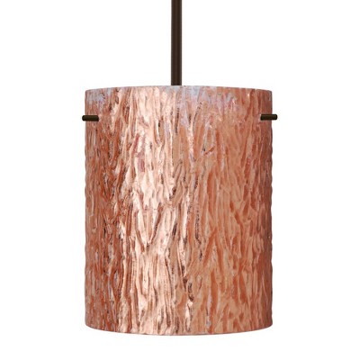 Besa Lighting Tamburo 8 1 - Light Pendant in  Bronze