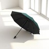 Unique Bargains Umbrella 10-rib Solid Color Sun Protection Impact Cloth Vinyl 42.52"x29.13" 1 Pcs - 2 of 4