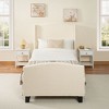 NicBex All Size High Back Wooden Bed Frame with Teddy Upholstered Headboard & Footboard,Modern Platform Bed,No Box Spring Needed - 3 of 4