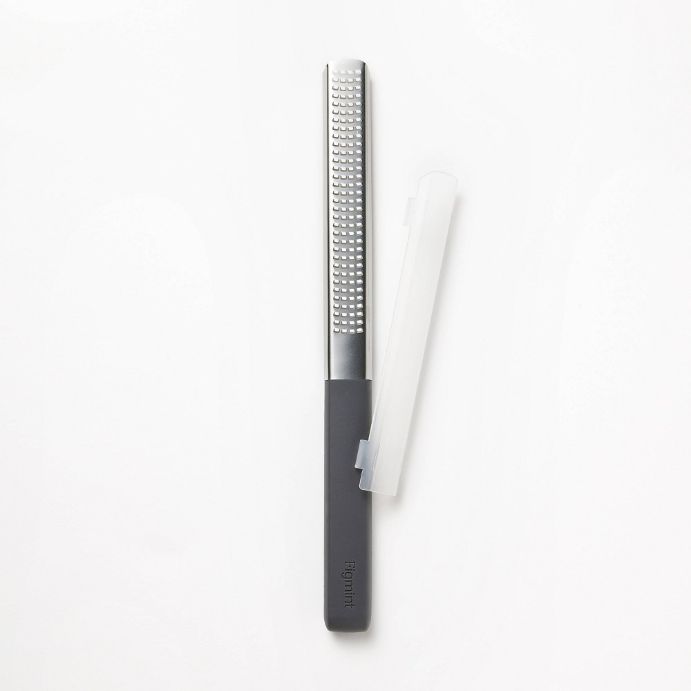 Photos - Kitchen Scissors Zester with Shield Dark Gray - Figmint™