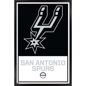 Trends International NBA San Antonio Spurs - Logo 21 Framed Wall Poster Prints - 1 of 4
