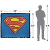 Superman Classic Logo Blanket 50"x60" Woven Tapestry - 2 of 4