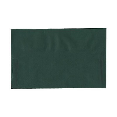 JAM Paper A10 Translucent Vellum Invitation Envelopes 6 x 9.5 Racing Green PACV863I