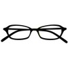 Jones New York J220 49mm Unisex Acetate Rectangular Designer Eyeglasses OR Blue Light Filter OR Reading Glasses in Black - 4 of 4