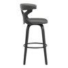 26" Zenia Swivel Counter Height Barstool - Armen Living - 3 of 4