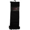Memoi Women's Lace Trim Fleece Over The Knee Socks Black One Size - 4 of 4