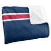 Metro State University Of Denver Primary Logo Stripes Silky 50x60 Blanket, 1 Sided - 3 of 4