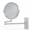 Aptations Mirror Image Double Arm Wall Mirror, 7.75-Inch Diameter, 1X and 5X Magnification - 4 of 4