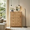 Wood Chest of Drawers, 5 Drawer Waveform Fluted Panel Dresser, Modern Dressers for Storage Drawers Clothes, for Living Room, Kids Bedroom - 2 of 4