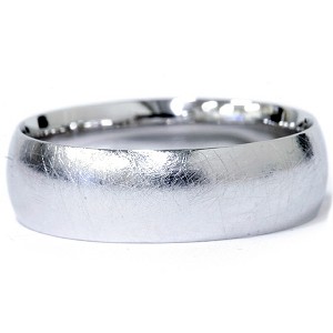 Pompeii3 Mens 6mm Designer Finish Platinum Wedding Band - 1 of 4