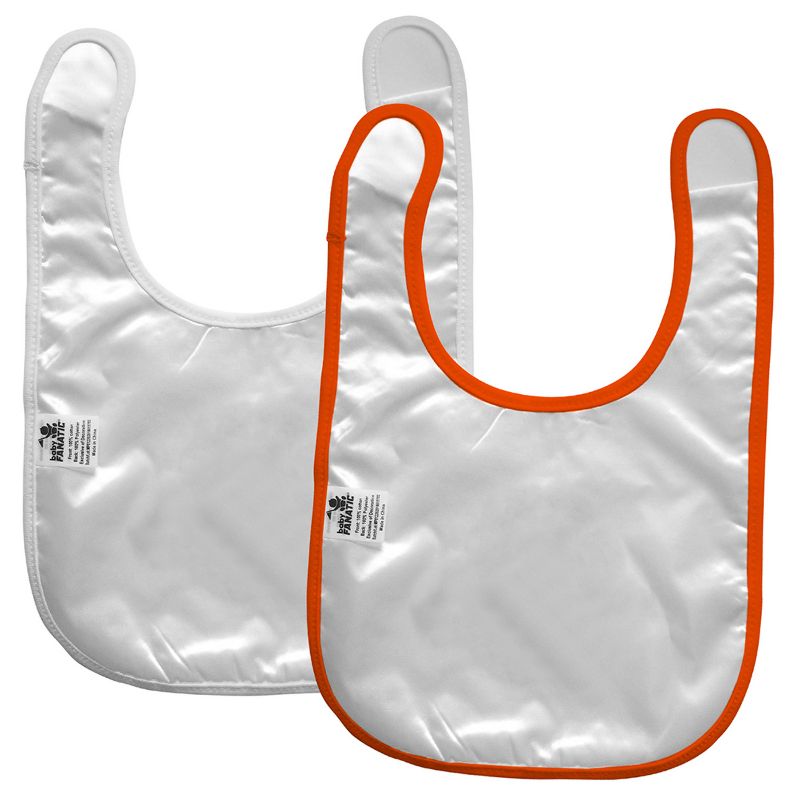 BabyFanatic Officially Licensed Unisex Baby Bibs 2 Pack - NCAA Miami Hurricanes, 3 of 4