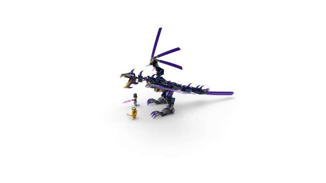 LEGO NINJAGO Legacy Overlord Dragon; Ninja Playset Building Kit Featuring Posable Dragon Toy 71742, 2 of 16, play video