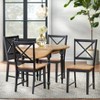 Set of 2 Virginia Crossback Dining Chairs - Buylateral - 3 of 4