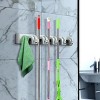 Racxily Mop Holder Wall Mount Mop Broom Holder Mop Hanger Organizer Storage Rack - 2 of 4