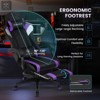 GTRACING Gaming Chair with Footrest Premium Faux Leather Adjustable Computer Office Chair - 3 of 4