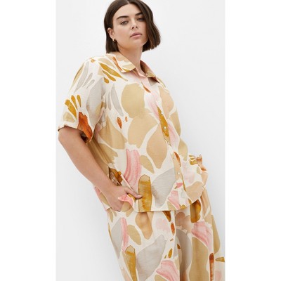Women's Plus Size Surface Level Shirt - print | CITY CHIC