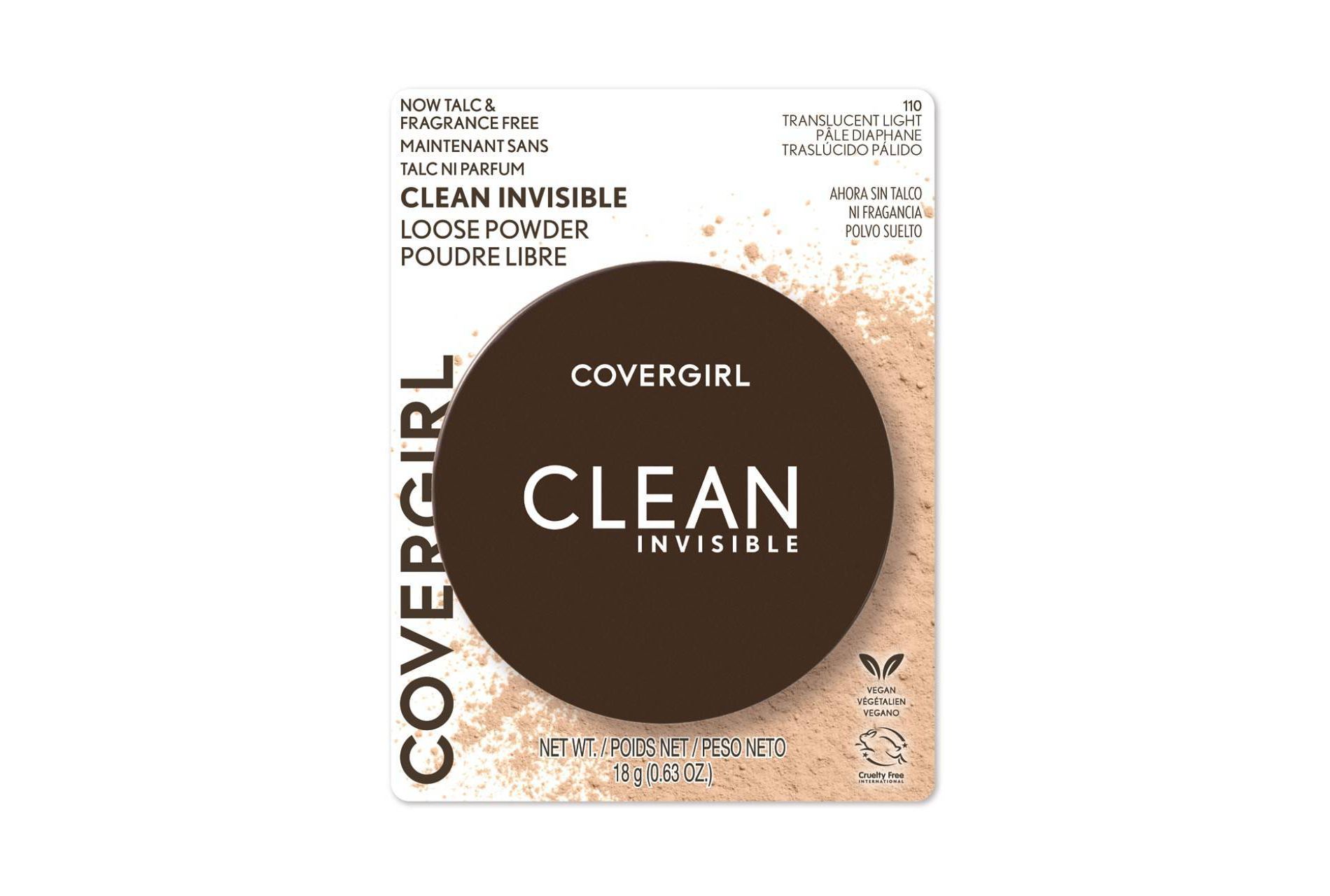 COVERGIRL Clean Invisible Loose Powder - Translucent Light - 0.63oz