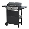 3-Burner Propane Gas Grill in Stainless Steel with Condiment Rack, and Built-in Thermometer - 2 of 4