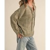 Women's Lucy Lace Up Sweater - MIOU MUSE - 2 of 4