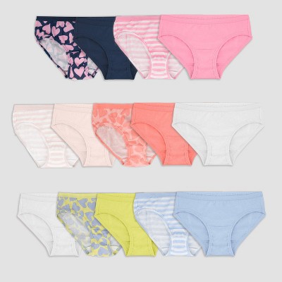 Fruit of the Loom Girls Assorted Cotton Brief Underwear, 12 Pack