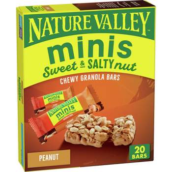 Nature Valley Granola Bars, Sweet and Salty Nut, Peanut, 6 Bars, 7.2 OZ