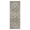 Area Rug Retro Boho Pattern Washable Ultra-Thin Non Slip Living Room Dining Bedroom & Office Dark Green - 2 of 4