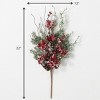 Sullivans Pine & Berry Artificial Stem 22"H Green - 3 of 3