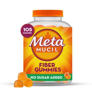 Metamucil Digestive Fiber Gummies - Orange - 105ct - 1 of 4