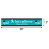 Big Dot of Happiness Teal 2026 Graduation Party Decorations Party Banner - 2 of 4