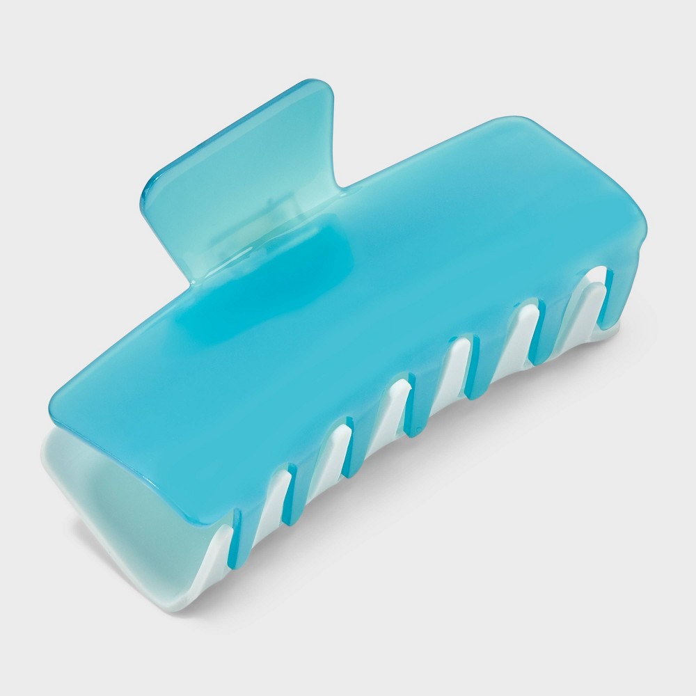 Two-Toned Jelly Matte Claw Hair Clip