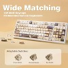 YUNZII C68 Mechanical Keyboard(Milk Switch,Brown), PBT Mao Keycaps(Mao Profile, Pawcaps) - 3 of 3