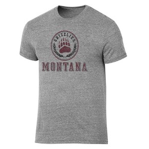 NCAA Montana Grizzlies Men's Gray Tri-Blend T-Shirt - 1 of 3