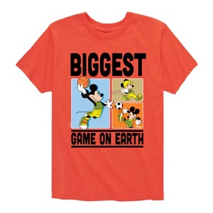Boys' - Disney - Biggest Game On Earth Short Sleeve Graphic T-Shirt - 1 of 4