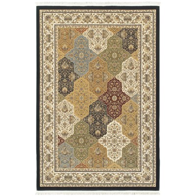 Oriental Weavers Masterpiece 1331X Navy/ Multi Indoor Area Rug - 5'3" x 7'6"
