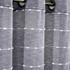 Lush Décor Farmhouse Textured Grommet Sheer Window Curtain Panel Single - 2 of 4