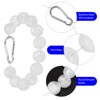 Unique Bargains Stainless Steel Indoor Outdoor Durable Flag Pole Beaded Retainer Ring 1 Pc - 3 of 4