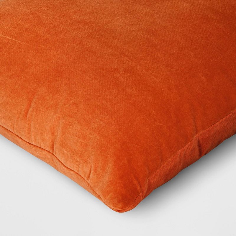 Washed Cotton Velvet Throw Pillow - Threshold™, 5 of 11