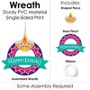 Big Dot of Happiness Happy Diwali - Outdoor Festival of Lights Party Decor - Front Door Wreath - 3 of 4
