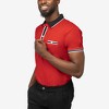 X RAY Men's Short Sleeve ribbed cuffs Polo Shirt - 4 of 4