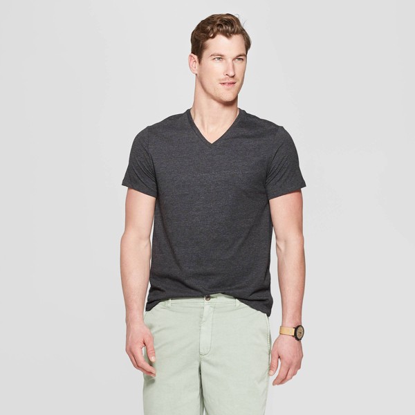 Playera de Cuello en V Manga Corta para Hombre - Goodfellow & Co™ 4