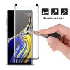 Reiko Samsung Galaxy Note 9 3D Curved Full Coverage Tempered Glass Screen Protector In Black - 2 of 4