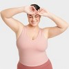 Women's Flex Light Support V-Neck Cropped Sports Bra - All In Motion™ - 3 of 3