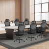 FURNIinspire Task And Office Chairs Desk Chair Office Chair, Mesh High Back Chair With Headrest And Flip-Up Armrests, Black, 26.7"*26.7"*53" - 2 of 4