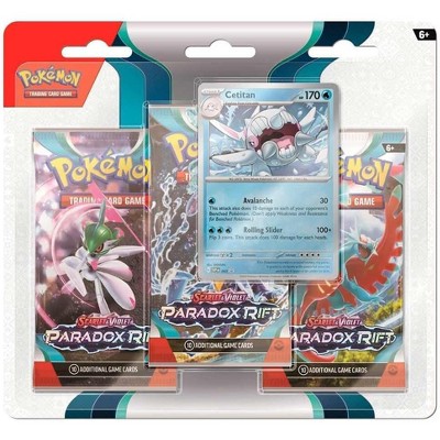 Pokemon TCG: Paradox Rift - 3-Pack Blister | Cetitan