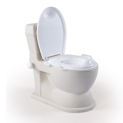 Dolu Nuve Educational XL Potty, Flip-Top Lid for Children 18 Months & Up, Beige