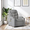 vidaXL Massage Recliner Chair Wingback Adjustable Reclining Armchair Fabric - 2 of 4