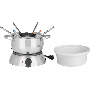 Trudeau Alto 3-in-1 Electric Fondue Set, Silver - 1 of 1